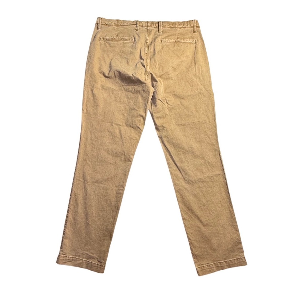 Gap For Good Mens Slim Fit Chinos Tan Khaki Casual Pants 34x30 NEW - Picture 2 of 8